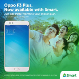 OPPO F3 and F3 Plus Now on Smart Postpaid